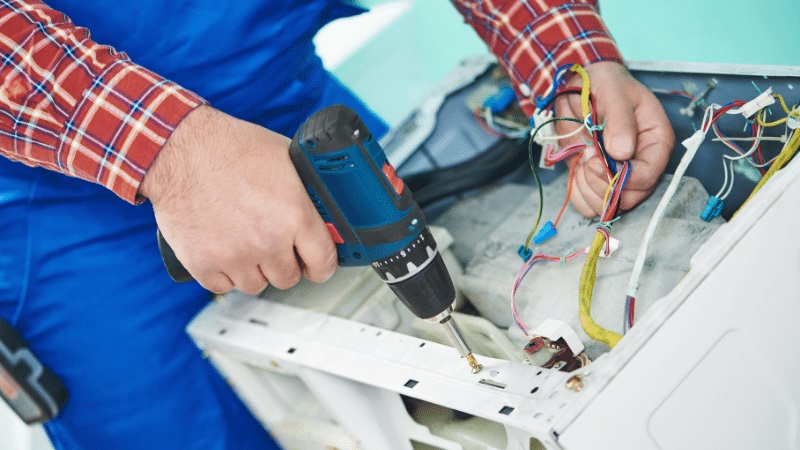 Dilovası Demirdöküm Demirdöküm çamaşır makinesi kart tamiri – Su almama arızası orijinal parça ile giderildi. - Teknik servis örneği